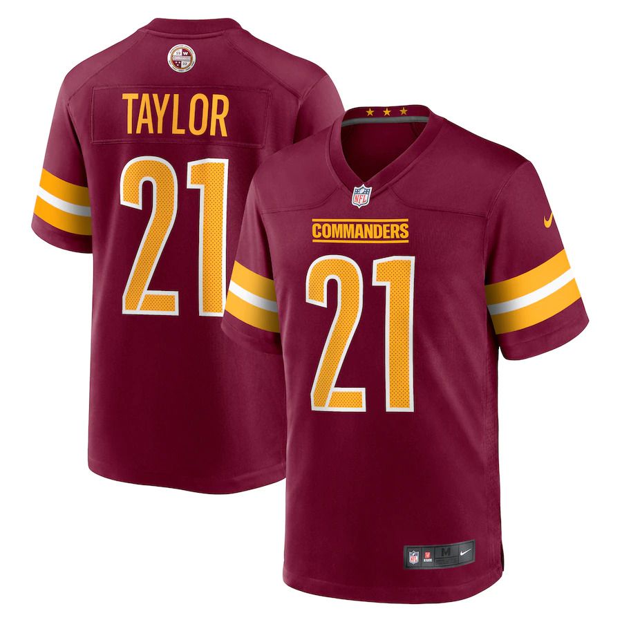 Men Washington Commanders 21 Sean Taylor Nike Burgundy Retired Player Game NFL Jersey